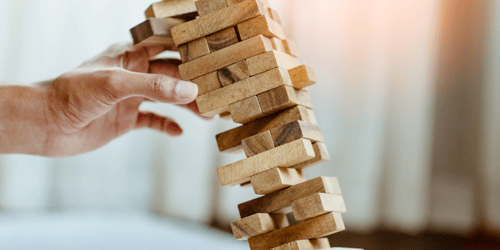 Fails Building Tower, Concept For Challenge And Fail In Business. Blogpost about failing fast to accelerate innovation.